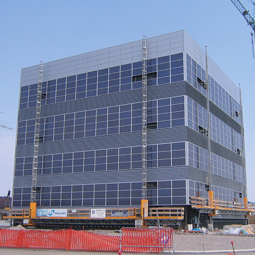Photovoltaic panles coating for the Civil Protection’s headquarter.