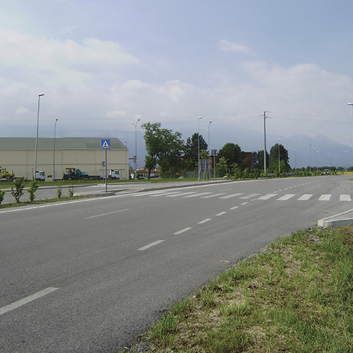 Svincolo la SP 7 la base NATO di Aviano (PN)